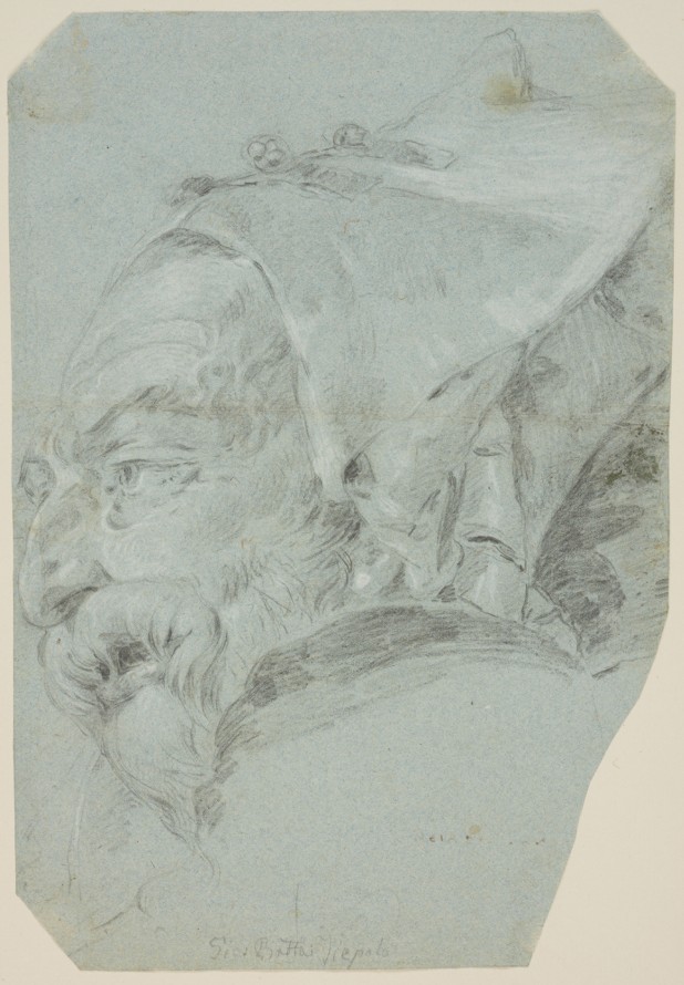 Głowa mężczyzny (Głowa starca z profilu; Głowa halabardzisty)