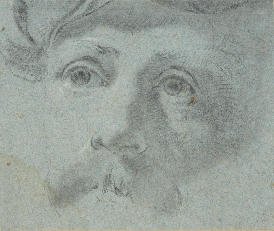 Głowa mężczyzny, Tiepolo, Giambattista (1696-1770) (rysownik)