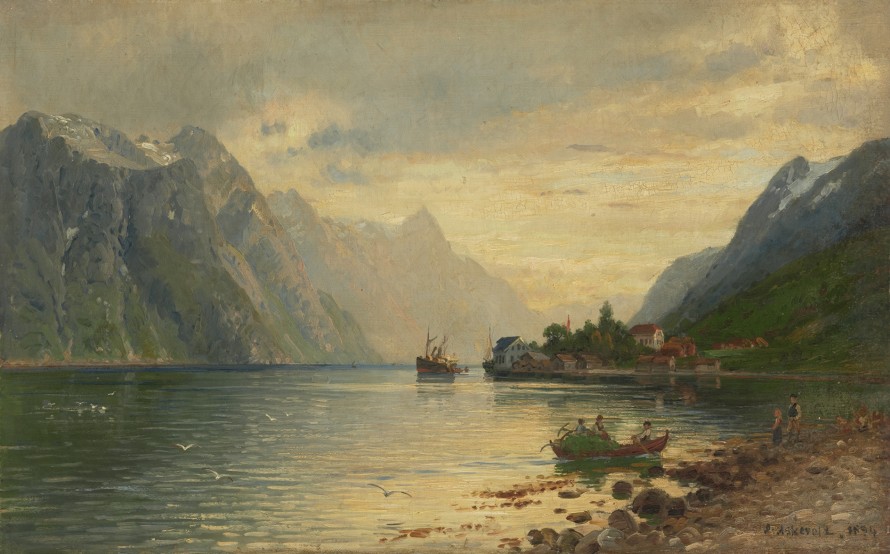 Fiord w Bergen