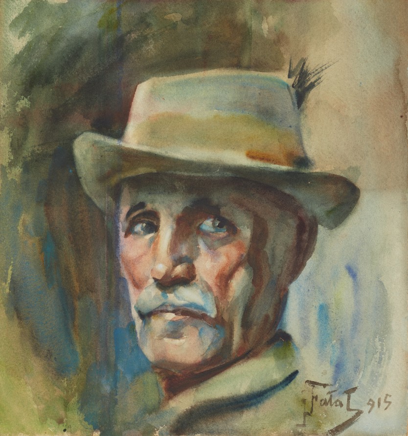Autoportret, Fałat Julian (1853–1929) (malarz)