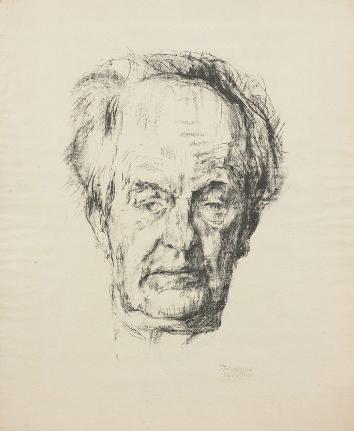 Portret Gerharda Hauptmanna (Głowa mężczyzny)