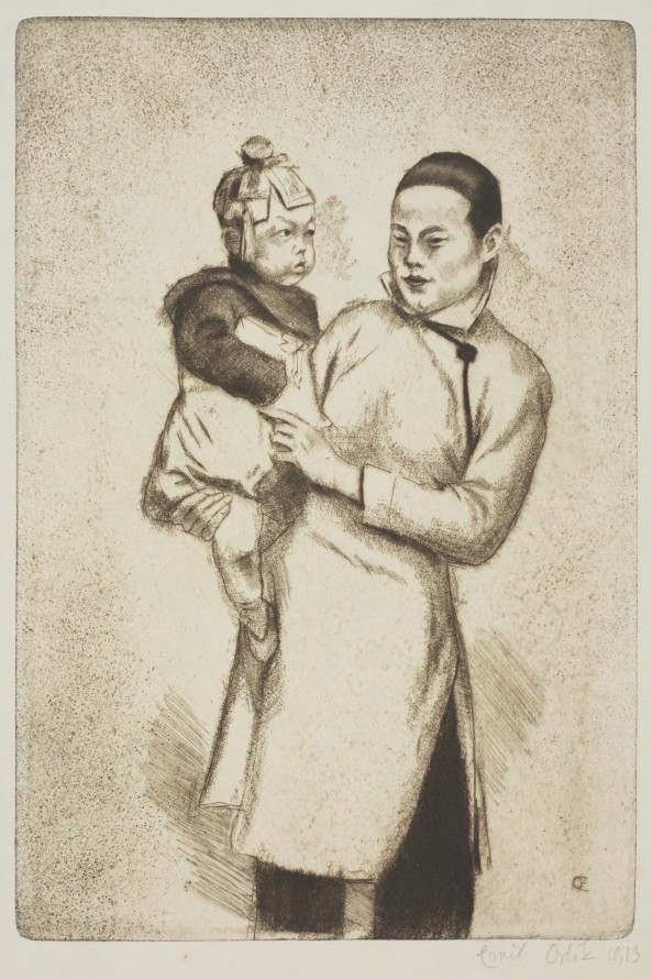 Matka z dzieckiem - Szanghaj (Chińska matka z dzieckiem)