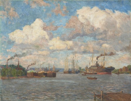 Widok portu przy ujściu Duńczycy