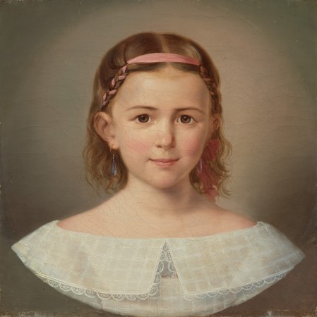 Portret Auguste Schiffmann w wieku dziecięcym